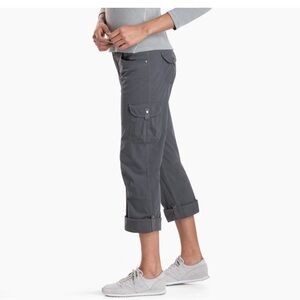 KÜHL Women’s Freeryde Cargo Roll up Size 12 Short Gray Outdoor Hiking Climbing